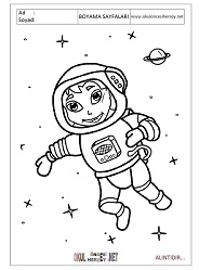 Astranot boyama sayfaları